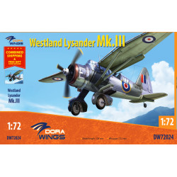 Dora Wings 72024 - 1/72 - Westland Lysander Mk.III . Scale model kit