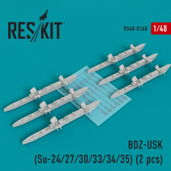 Reskit RS48-0160 - 1/48 BD3-USK Racks (Su-24/27/30/33/34/35) (6 pcs) model