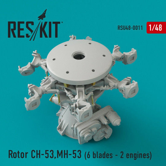 Reskit RSU48-0011 - 1/48 Rotor CH-53, MH-53, HH-53 (6 blades - 2 engines)