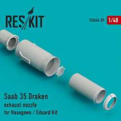 Reskit RSU48-0039 - 1/48 Saab 35 Draken exhaust nozzle for Hasegawa / Eduard Kit