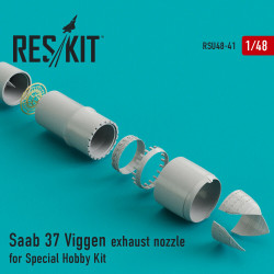 Reskit RSU48-0041 - 1/48 Saab 37 Viggen exhaust nozzle for Special Hobby Kit