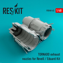 Reskit RSU48-0062 - 1/48 TORNADO exhaust nozzles for Revell / Eduard Kit scale
