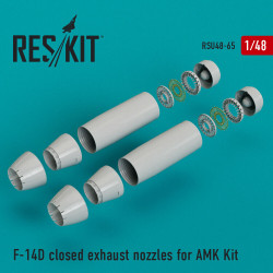 Reskit RSU48-0065 - 1/48 F-14D Tomcat closed exhaust nozzles for AMK Kit scale