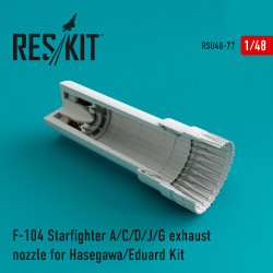 Reskit RSU48-0077 - 1/48 F-104 Starfighte exhaust nozzle for Hasegawa/Eduard kit