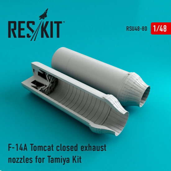 1/48 ResKit RSU48-0097 F-14D Closed Exhaust Nozzles for Hasegawa kit 