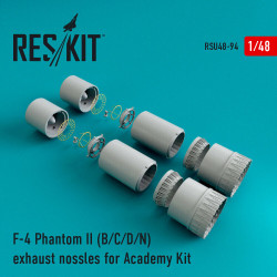 Reskit RSU48-0094 - 1/48 F-4 Phantom II (B/C/D/N) exhaust nossles Academy Kit