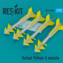 Reskit RS72-0085 - 1/72 Rafael Python 5 missile (F-16I,F-16D, F-15I, Mirage F.1)