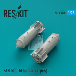Reskit RS72-0135 - 1/72 FAB 500 M bomb (2 pcs) (Su-17,Su-22,Su-24,Su-25,Su-34)