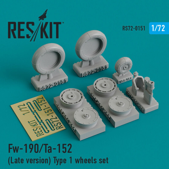 Reskit RS72-0155 - 1/72 SAB-250-200 bomb (4 pcs), scale Resin Detail kit