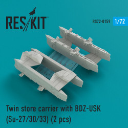 Reskit RS72-0159 - 1/72 Twin store carrier with BD3-USK (2 pcs) scale Detail kit