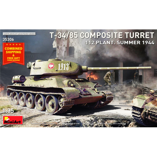 Miniart 35306 - 1/35 - T-34/85 COMPOSITE TURRET. 112 PLANT. SUMMER 1944