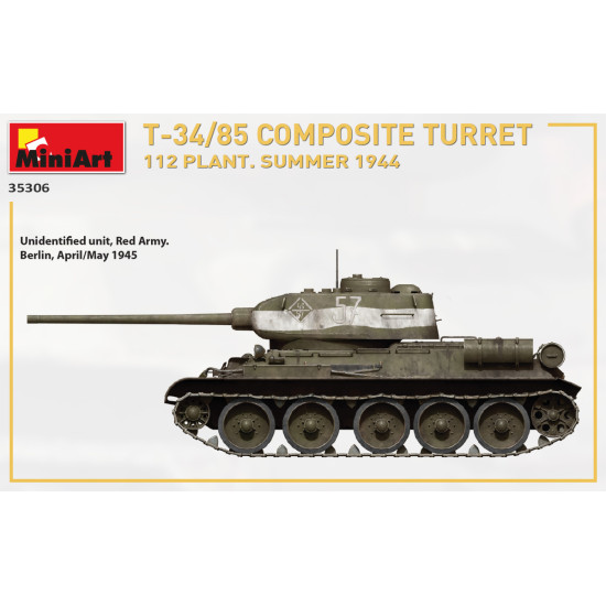 Miniart 35306 - 1/35 - T-34/85 COMPOSITE TURRET. 112 PLANT. SUMMER 1944