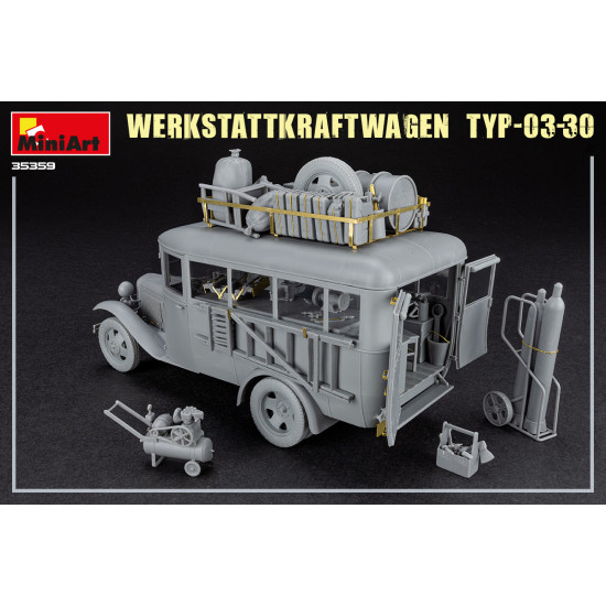 Miniart 35359 - 1/35 - WERKSTATTKRAFTWAGEN TYP-03-30. Mobile auto repair shop