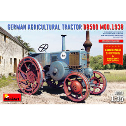Miniart 38024 - 1/35 - GERMAN AGRICULTURAL TRACTOR D8500 MOD. 1938 year. 97 mm