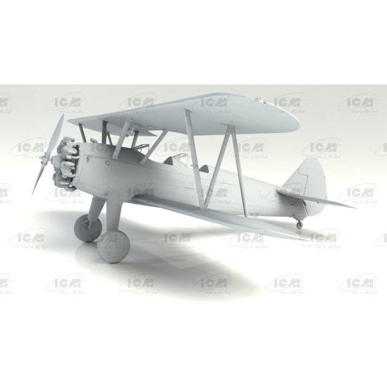 ICM 32051 - 1/32 - Stearman PT-17 with American Cadets. Scale model kit