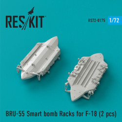 Reskit RS72-0175 - 1/72 BRU-55 Smart bomb Racks for F-18 (2 pcs) scale model kit