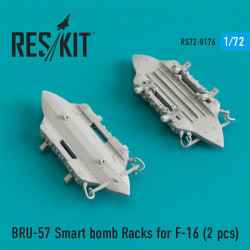 Reskit RS72-0176 - 1/72 BRU-57 Smart bomb Racks for F-16 (2 pcs) scale model kit