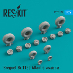 Reskit RS72-0196 - 1/72 Breguet Br.1150 Atlantic wheels set scale Resin Detail