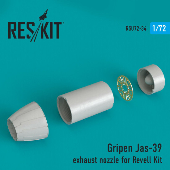 Reskit RSU72-0034 - 1/72 Gripen Jas-39 exhaust nozzle for Revell scale Detail