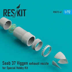 Reskit RSU72-0041 - 1/72 Saab 37 Viggen exhaust nozzle for Special Hobby Kit