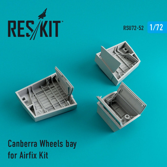 Reskit RSU72-0052 - 1/72 Canberra Wheels bay for for Airfix Kit scale Detail kit