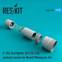 Reskit RSU72-0060 - 1/72 F-104 Starfighter exhaust nozzle for Revell/Monogram