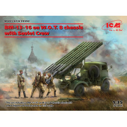 ICM 35592 - 1/35 - BM-13-16 on W.O.T. 8 chassis with Soviet Crew