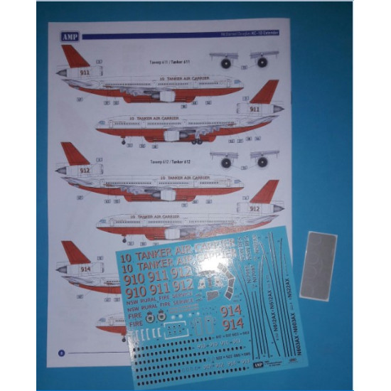 AMP 144-005 - 1/144 - DC-10 Air Tanker McDonnell Douglas. Scale model kit