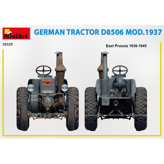 Miniart 38029- 1/35 German tractor d8506 mod. 1937 scale model kit