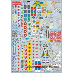 Mikoyan MiG-29 part 1 decals set 1/72 BEGEMOT 72032