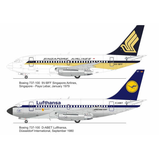RetroKits Models 1/200 BOEING 737-100 Airliner Resin Conversion Kit 
