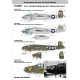 Decal for B-25G/H/J Mitchell Pin-Up Nose Art w/o Stencils Part 4 1/48 Scale Foxbot 48-044A - Model Kit