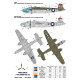 Decal for B-25G/H/J Mitchell Pin-Up Nose Art w/o Stencils Part 4 1/48 Scale Foxbot 48-044A - Model Kit