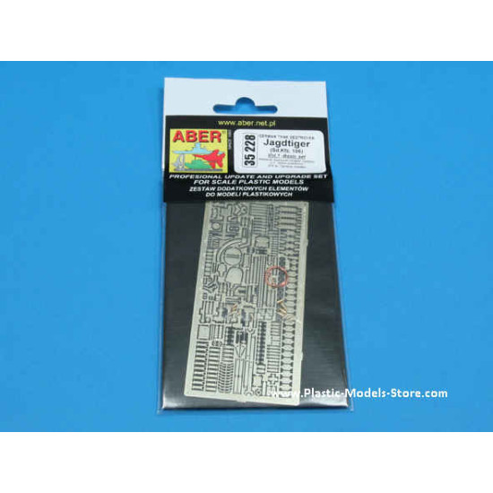 Jagdtiger (Sd.Kfz. 186) vol. 1 basic set photo-etched set 1/35 Aber 35228 Jagdtiger (Sd.Kfz. 186) vol. 1 basic set photo-etched set 1/35 Aber 35228