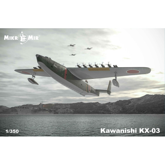 Mikro Mir 350-040 - 1/350 - Kawanishi KX-03 Japan flying boat project 466mm