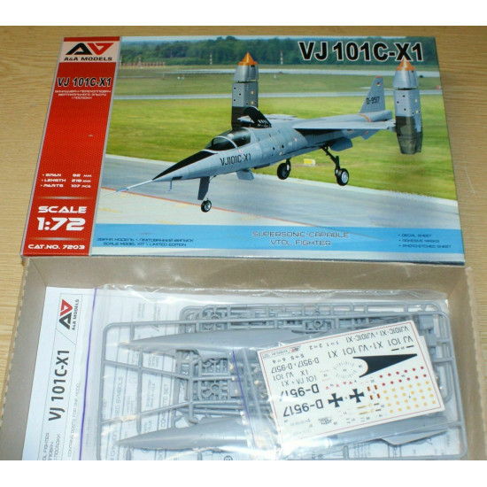 A&A Models AA7203 - 1/72 - VJ-101C-X1 Supersonic-capable VTOL fighter