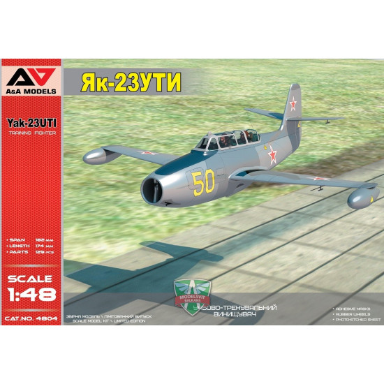 A&A Models AA4804 - 1/48 - Yakovlev Yak-23 UTI Military Trainer