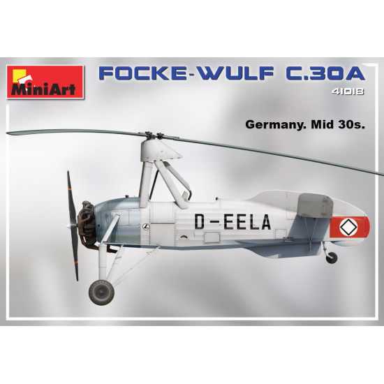 Miniart 41018 - 1/35 Reconnaissance Autogyro Focke Wulf FW C.30A Heuschrecke Plastic model kits