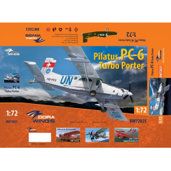 Dora Wings 72025 - 1/72 - Pilatus PC-6 Turbo Porter. Scale model kit