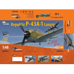 Dora Wings 48032 - 1/48 - Republic P-43A Lancer, China AF. Scale model kit