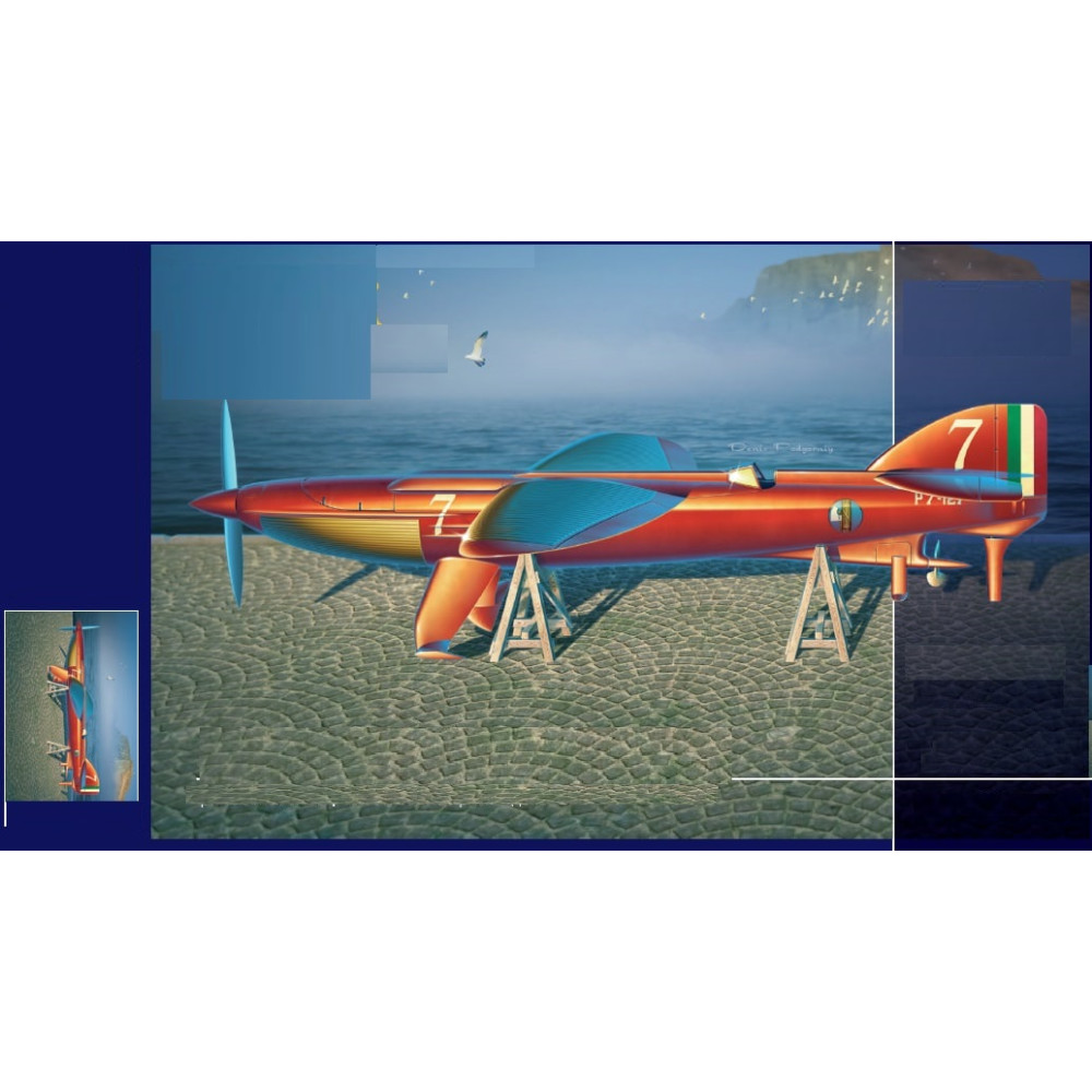 AMP 72015 1/72 Piaggio-Pegna Racing Seaplane scale model