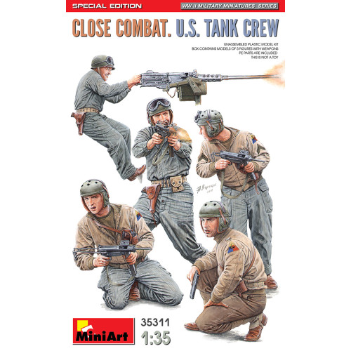 Miniart 35391 - 1/35 U.S. TANK CREW. SPECIAL EDITION, scale plastic ...