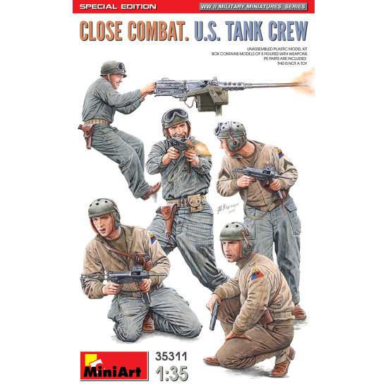 Miniart 35311 - 1/35 - Close combat. U.S. tank crew. model special edition kit