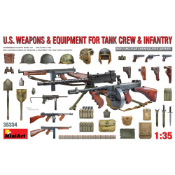 Miniart 35334 - 1/35 - U.S. weapons equipment - tank crew infantry model