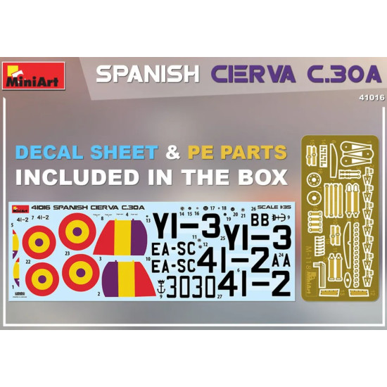 Us Stock Miniart 41016 - 1/35 - Spanish Cierva C.30a, Reconnaissance Gyroplane, Scale Us Stock Miniart 41016 - 1/35 - Spanish Cierva C.30a, Reconnaissance Gyroplane, Scale