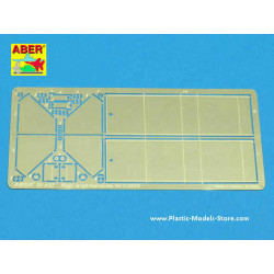 Rear large fuel tanks for T-34/76 photo-etched set 1/35 Aber 35A097