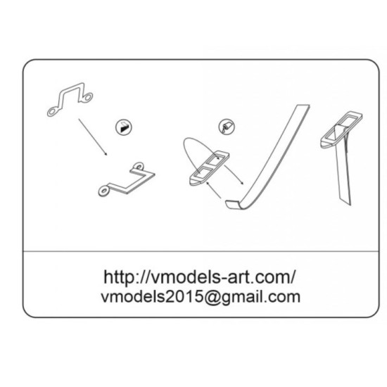 Vmodels 35057 - 1/35 - Staples and buckles for American technology scale model