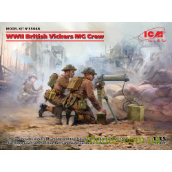 ICM 35646 - 1/32 - British Vickers MG Crew Vickers MG 2 figures model kit