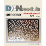 Stencil Airbrush. Spots 3. 64 91mm, Accessories - 1/35 Dan Models 35553