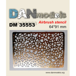 Stencil Airbrush. Spots 3. 64 91mm, Accessories - 1/35 Dan Models 35553